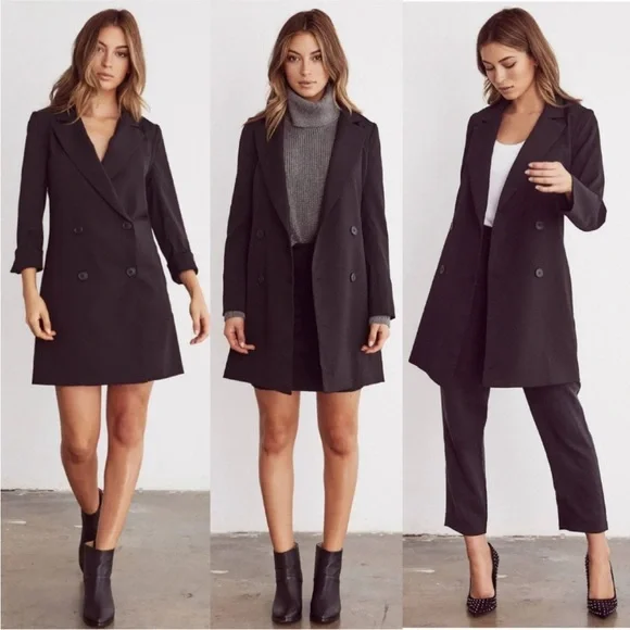 Vetta black blazer dress - Picture 3 of 7